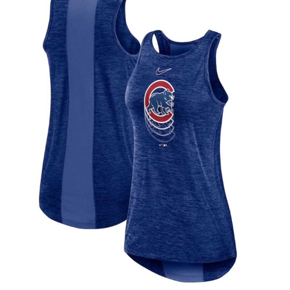 Chicago Cubs Logo Fade Performance Tank Top by NIKE®